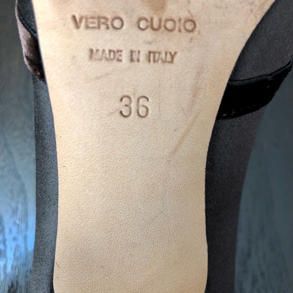 Size 6 Vintage Giuseppe Zanotti Statin Brown and Purple Pump. - Picture 6 of 10